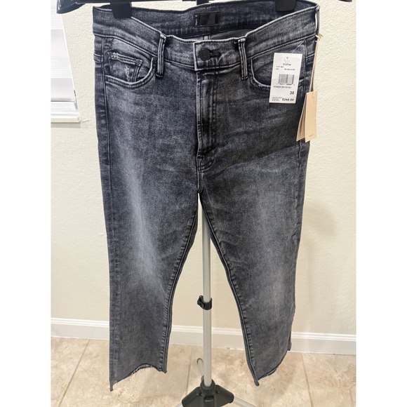 MOTHER Denim - Mother Denim Insider Crop Step Fray Jeans 30 Cool Girl Grunge Minimalist NWT